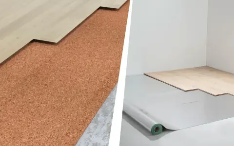 Dwa rodzaje podkładów pod panele winylowe: korek i folia. Wybierz najlepszy podkład pod panele winylowe.