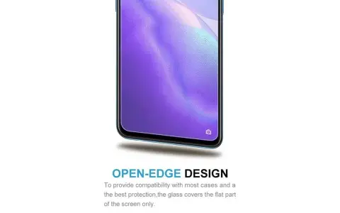 Szkło hartowane Oppo Reno 5 Lite z otwartą krawędzią, idealnie dopasowane do ekranu.