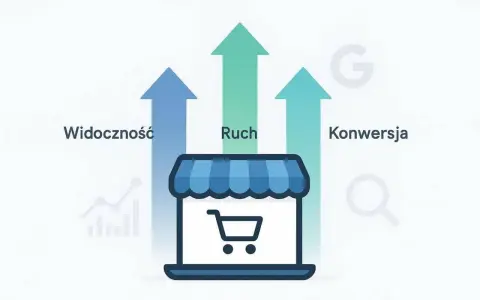 Sklep internetowy z widocznością, ruchem i konwersją. Skuteczny shoper seo to klucz do sukcesu online.