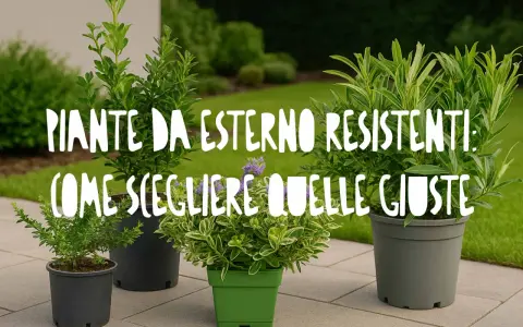 Piante da esterno resistenti: idee per il tuo terrazzo. Scegli le piante giuste per un balcone rigoglioso tutto l'anno.