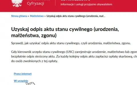 Czy odpis aktu urodzenia jest płatny? Kiedy dostaniesz go za darmo?