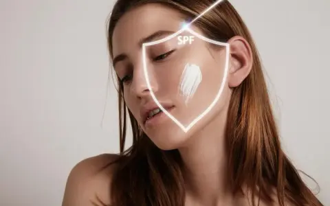 Krem SPF chroni skórę przed szkodliwym promieniowaniem UV, tworząc tarczę ochronną.