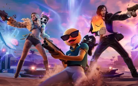 Personajes de Fortnite listos para la acción en la **fortnite nueva temporada**. ¡Una batalla épica se avecina!