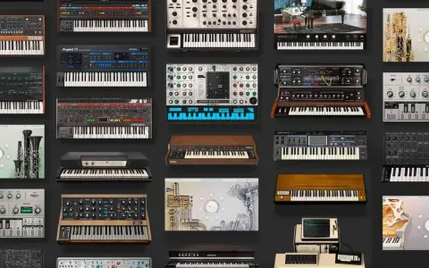 Kolekcja wirtualnych instrumentów Arturia V Collection: syntezatory, pianina i inne.