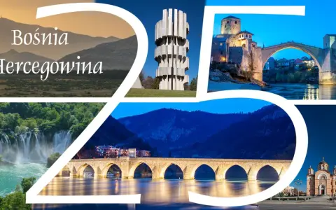 Bośnia i Hercegowina atrakcje: Mostar, wodospady Kravica, pomnik w Tjentište i cerkiew w Banja Luce.