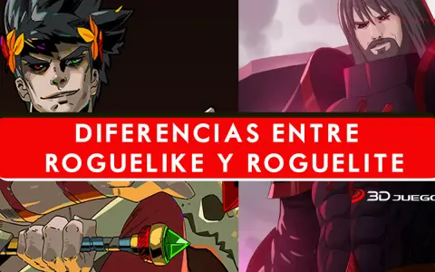 Comparativa visual de personajes de videojuegos, explorando las diferencias entre roguelike y roguelite.