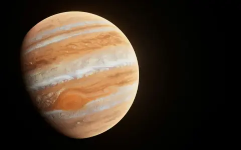 El planeta Júpiter, con sus icónicas bandas de nubes y la Gran Mancha Roja, un gigante gaseoso que influye en la astrología.