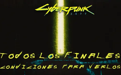 Explora cuántos finales tiene Cyberpunk 2077 y las condiciones para verlos. Una figura solitaria se alza ante un haz de luz.