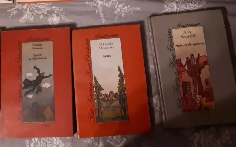 Książki z serii "Lista Honorowa Hansa Christiana", w tym "Gruby" Aleksander Minkowski, "Sposób na Alcybiadesa" i "Nigdy cię nie opuszczę".