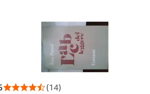 Copertina del libro "L'ab. Vc del leggere" di Ezra Pound, edito da Garzanti.