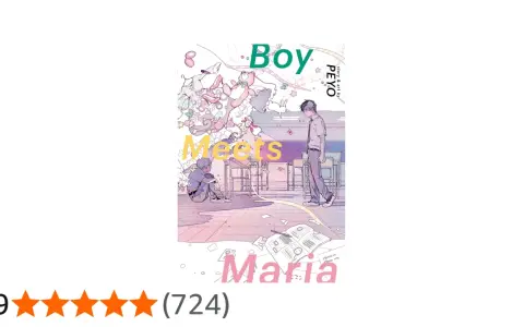Chłopiec spotyka Marię w szkole. W tle pluszaki i szkolne ławki.