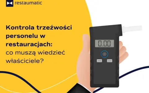 Kontrola trzeźwości personelu w restauracjach: co muszą wiedzieć właściciele? Alkomat w dłoni.