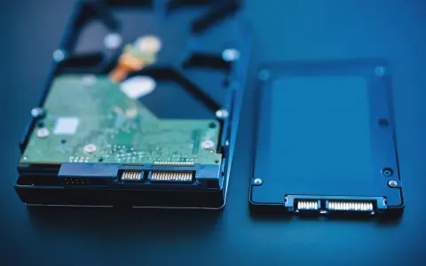 Dwa dyski do laptopa: tradycyjny HDD i nowoczesny SSD.