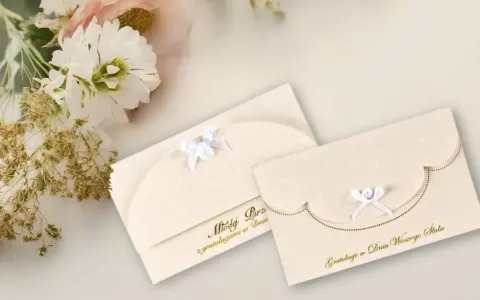 Eleganckie zaproszenia premium: subtelna różnica między drukiem cyfrowym a letterpressem. Kwiaty podkreślają ich wyjątkowość.