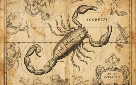 Starożytna mapa nieba z dominującym Skorpionem. Czy to dowód, dlaczego skorpion to najważniejszy znak zodiaku?