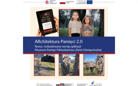 ARchitektura Pamięci 2.0, aplikacja Muzeum Pamięci Mieszkańców Ziemi Oświęcimskiej. Dzieci i pomniki upamiętniające walkę i męczeństwo.