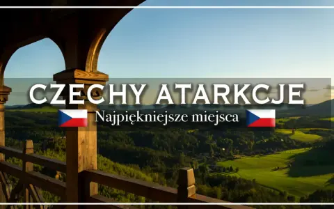 Widok z drewnianej altany na malownicze, zielone wzgórza Czech. Odkryj najpiękniejsze miejsca w Czechach, pełne natury i spokoju.