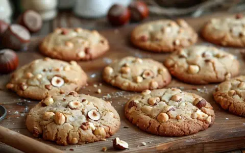 Des biscuits dorés, généreusement garnis de noix, prêts à être dégustés. Un croquant aux noix irrésistiblement gourmand.