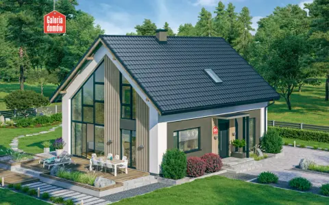 Stałe przeszklenia w domu jednorodzinnym - nowoczesny design i wnętrze pełne światła