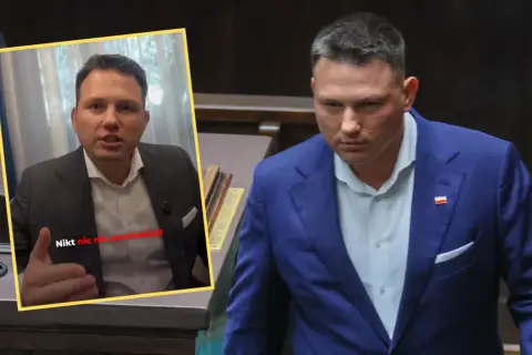 Waldemar Humięcki w kadrze, mówi "Nikt nic nie powiedział!". Prawdziwe powody zawieszenia Waldemara Humięckiego w prawach członka PiS pozostają niejasne.