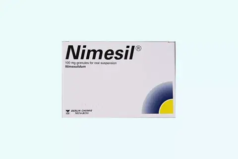 Opakowanie Nimesil, 100 mg granulatu do sporządzania zawiesiny doustnej, pomocne przy bólu zęba.