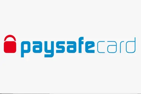 Logo paysafecard. Bezpieczne płatności online, gdzie można płacić paysafecard.