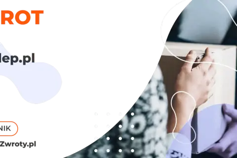 Zwrot do nbsklep.pl. Poradnik WygodneZwroty.pl. Dwie osoby przekazują sobie paczkę.