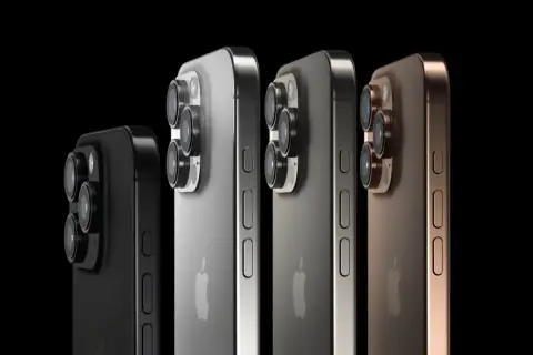 Cztery iPhone'y w różnych kolorach: czarny, srebrny, grafitowy i złoty. Zastanawiasz się, jaki iPhone jest najbardziej opłacalny?