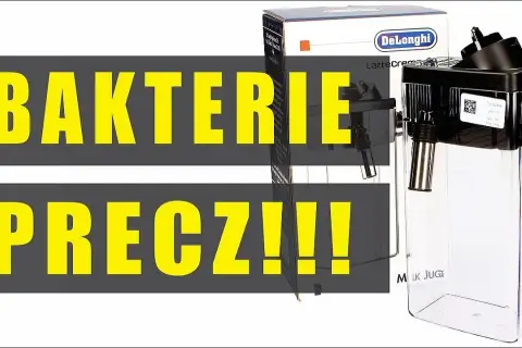 Jak czyścić pojemnik na mleko De’Longhi, aby uniknąć problemów z higieną
