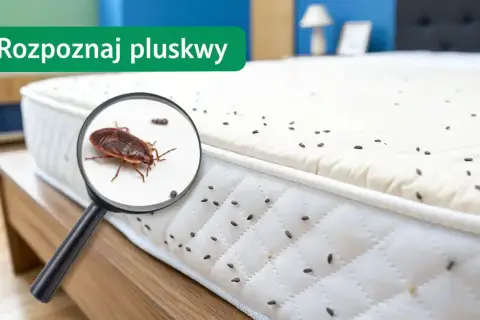 Po długiej walce w końcu wygrałam z pluskwami! Na materacu widać ślady po nich, ale teraz jest czysty.
