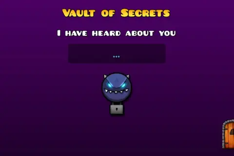 Vault of Secrets: "I have heard about you". Złowrogi potwór z kłódką czeka na kody.