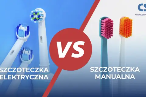 Porównanie: jaka szczoteczka elektryczna czy manualna lepsza? Na zdjęciu główki szczoteczek elektrycznych i manualnych.