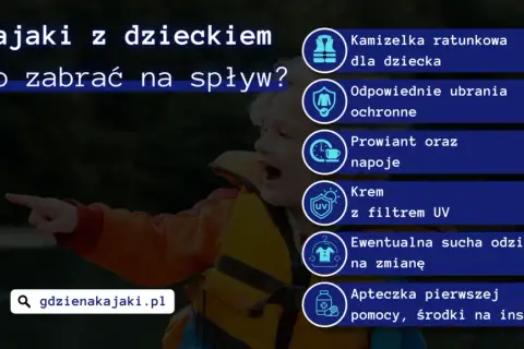 Spływ kajakowy z dzieckiem: Lista pakowania i zasady bezpieczeństwa