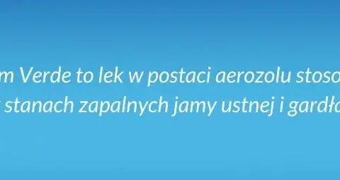 Lek Tantum Verde na co? Poznaj skuteczne zastosowania i działanie