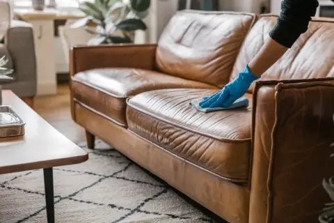 Jak skutecznie czyścić meble ze skóry naturalnej bez ryzyka uszkodzeń