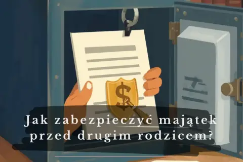 Dłoń trzyma dokument z symbolem dolara, wkładając go do sejfu. To może być umowa użytkowania chroniąca majątek.
