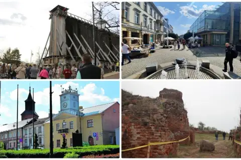 Włocławek atrakcje na weekend: tężnia, rynek z fontanną, ratusz i ruiny zamku. Idealne miejsca na spacer i odkrywanie historii.