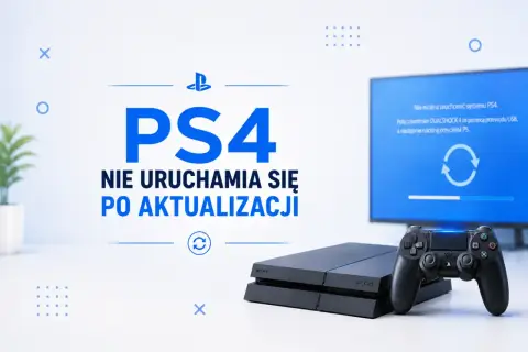 PS4 nie uruchamia się po aktualizacji. Wygląda na to, że to **bug w grze** lub systemie, który uniemożliwia start konsoli.
