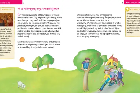 Wyznanie wiary to publiczne przyznanie się do tego, w co wierzymy. Credo streszcza naszą wiarę.