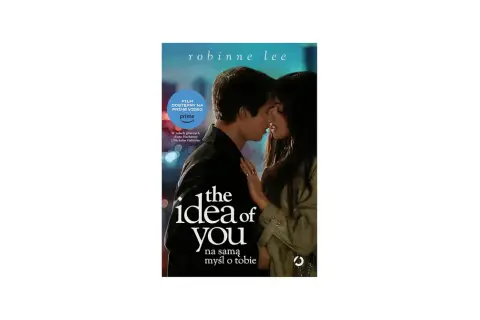 Okładka książki "The Idea of You" z Anne Hathaway i Nicholasem Galitzine. Film dostępny na Prime Video.