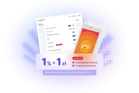 PayPro S.A. sprawdzenie transakcji: ekran płatności z opcjami BLIK, Google Pay, kartą i terminalem płatniczym.