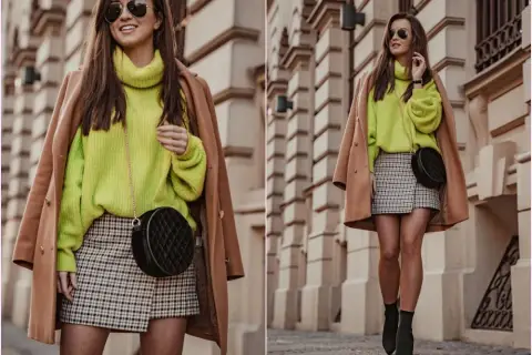 Limonkowy sweter stylizacje: 10 modnych pomysłów na każdą okazję