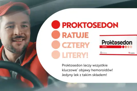 Proktosedon czopki ratują cztery litery! Lek na hemoroidy.