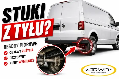 Stuki z tyłu? Sprawdź stan resorów piórowych swojego auta. Dowiedz się o objawach zużycia, przyczynach i kiedy wymienić resor.