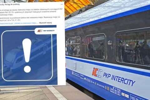 Czy rezerwacja miejsca w PKP Intercity jest obowiązkowa? Od 9 czerwca zniesiono ją w niektórych pociągach.