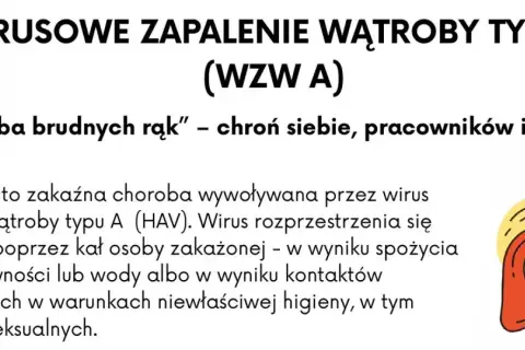 Wirusowe zapalenie wątroby typu A (wzw a), zwane "chorobą brudnych rąk", atakuje wątrobę. Chroń siebie i innych!