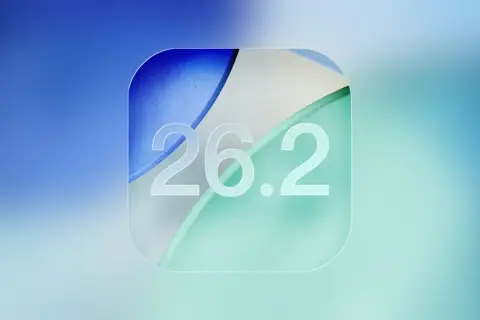 Ikona z numerem 26.2 na tle gradientu niebieskiego i zielonego. Czyżby to zapowiedź najnowszego iOS?