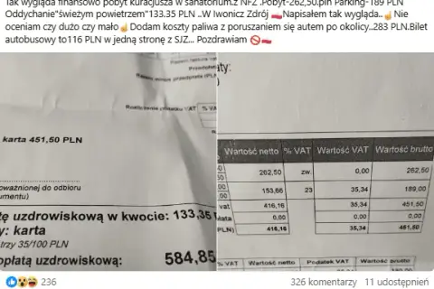 Sanatorium z NFZ: Ile kosztuje? Poznaj dopłaty i ukryte koszty.