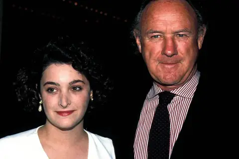 Gene Hackman z córką. Dumny ojciec i jego pociecha na wydarzeniu.