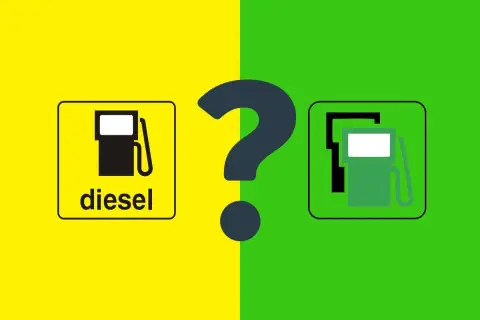 Simboli di rifornimento: diesel e benzina. Qual è la differenza?